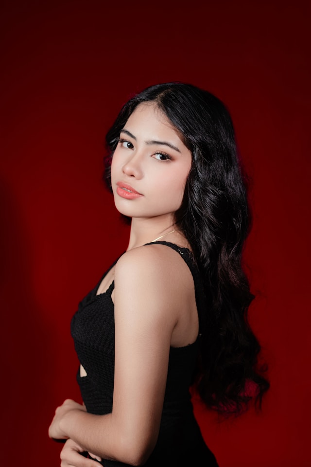 Editorial hairstyle created at Opaline Studio