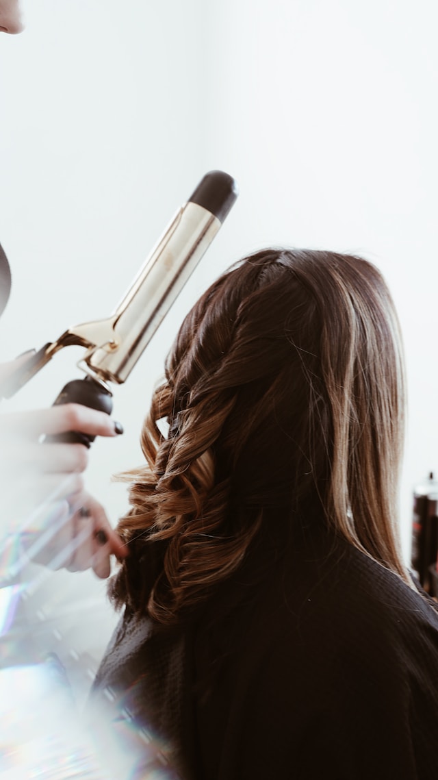 Editorial hairstyle created at Opaline Studio