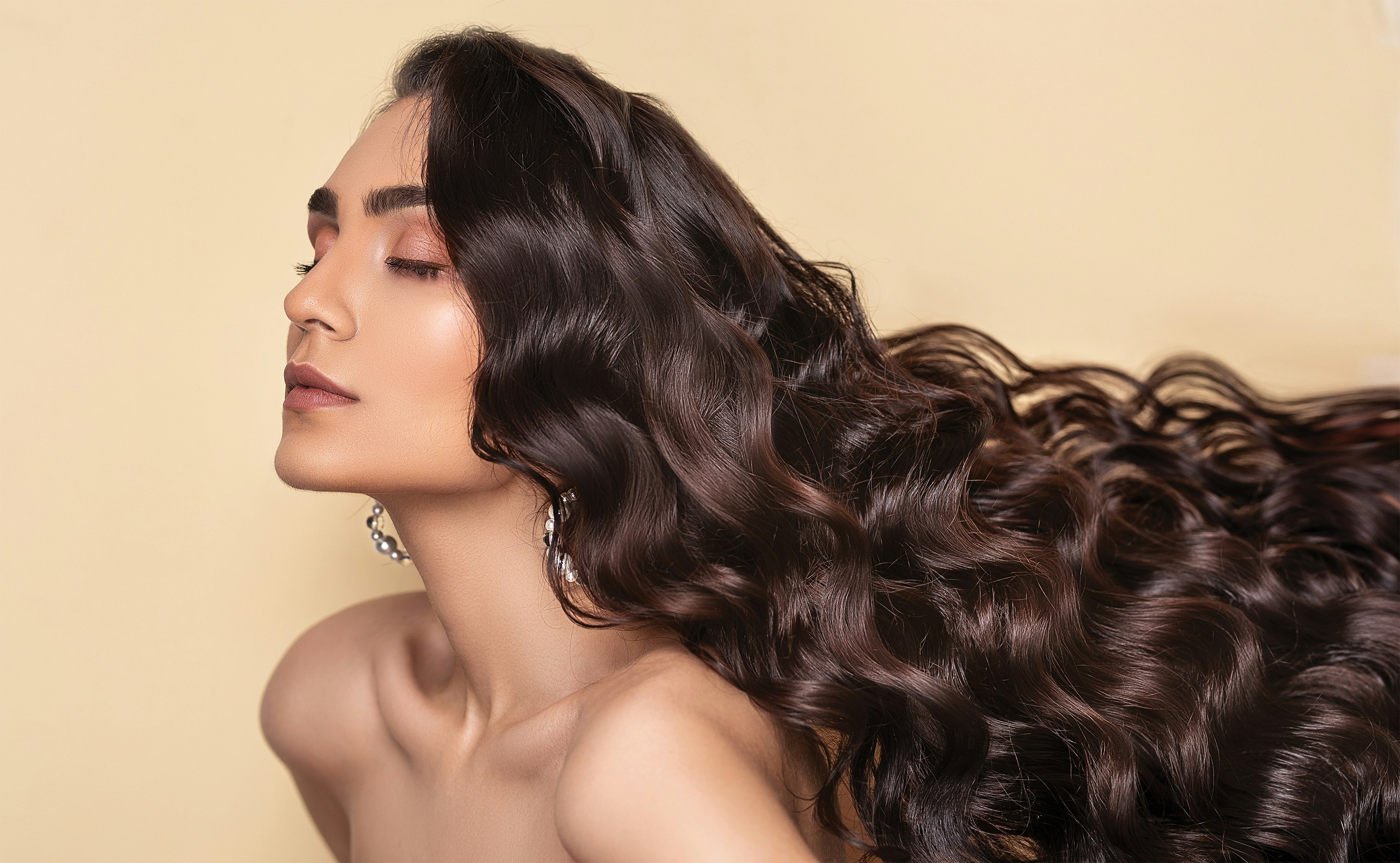 Professional haircut and styling